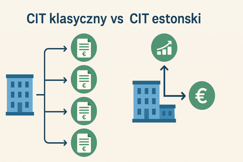Porównanie korzyści CIT estońskiego w spółce z o.o.